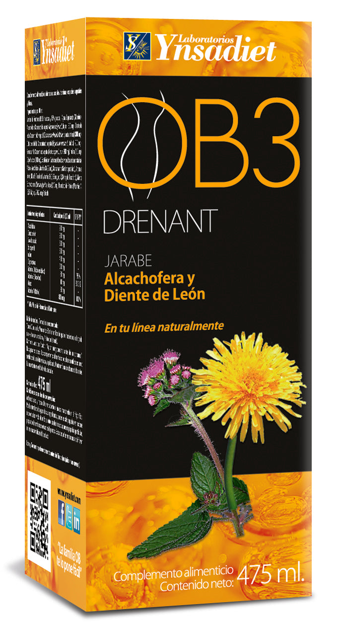 Ynsadiet Ob 3 Drenante, 475 ml