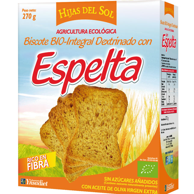 Ynsadiet Pan Dextrinado Bio Espelta, 270 g