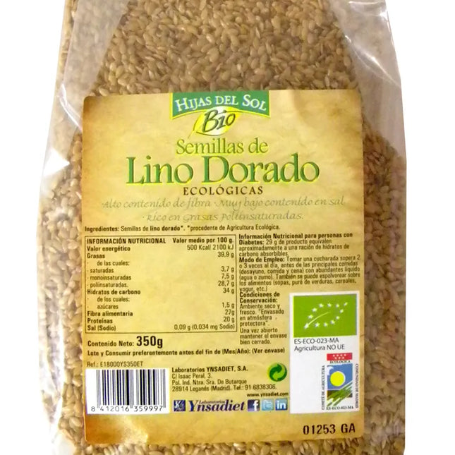 Ynsadiet Semillas De Lino Dorado, 350 g