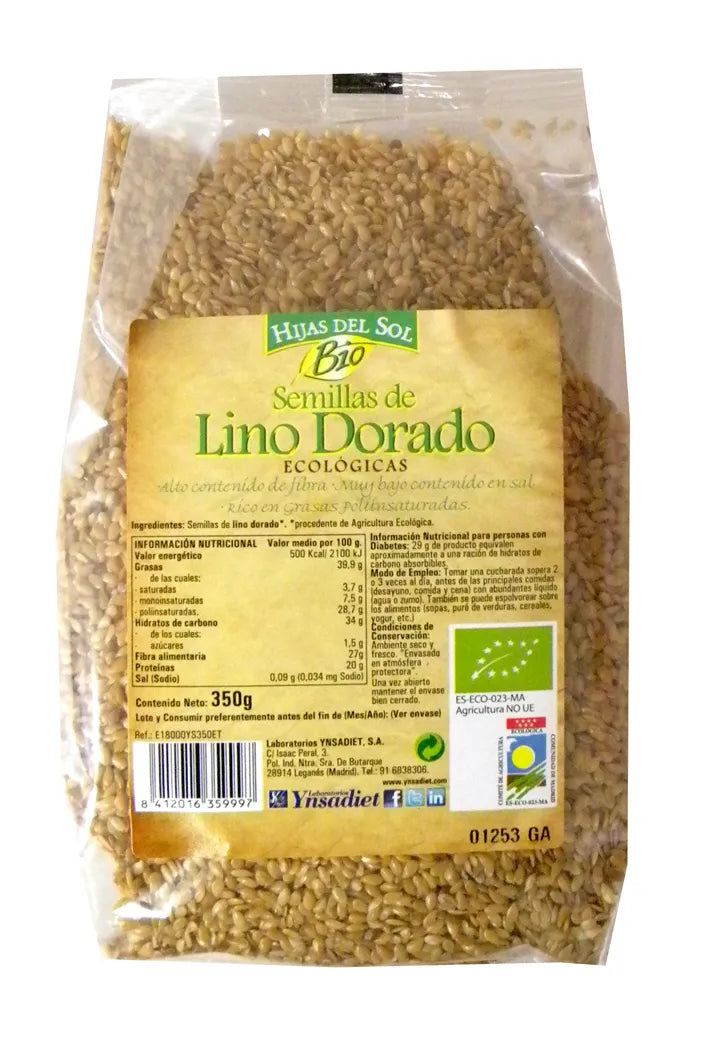 Ynsadiet Semillas De Lino Dorado, 350 g