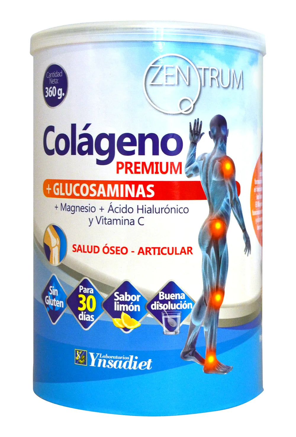 Ynsadiet Zentrum Colageno Premium Hidrolizado, 360 g