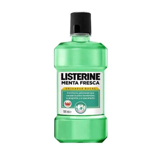 Listerine Fresh Mint Mouthwash, 500 ml