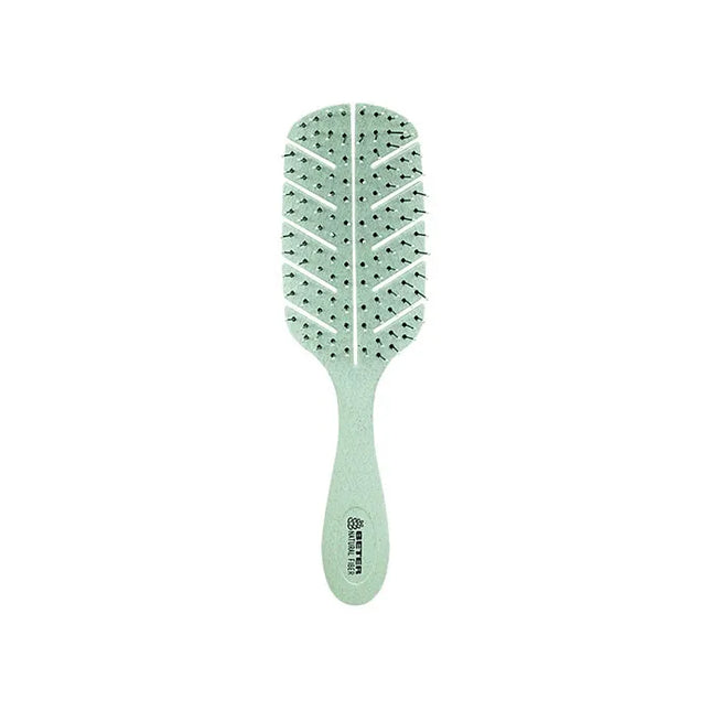 Beter Detangling Natural Fiber Hair Brush Green Unisex