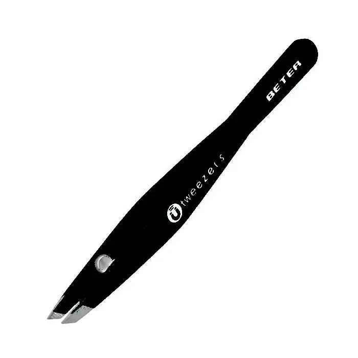 Beter Tweezers Magnetic Slanted Tip Black Unisex
