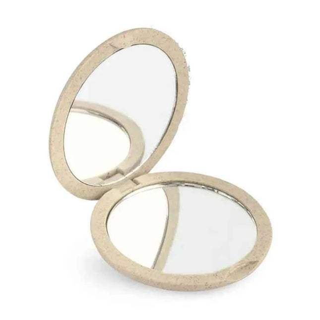 Beter Natural Fiber Double Mirror x4 Magnification Beige Unisex