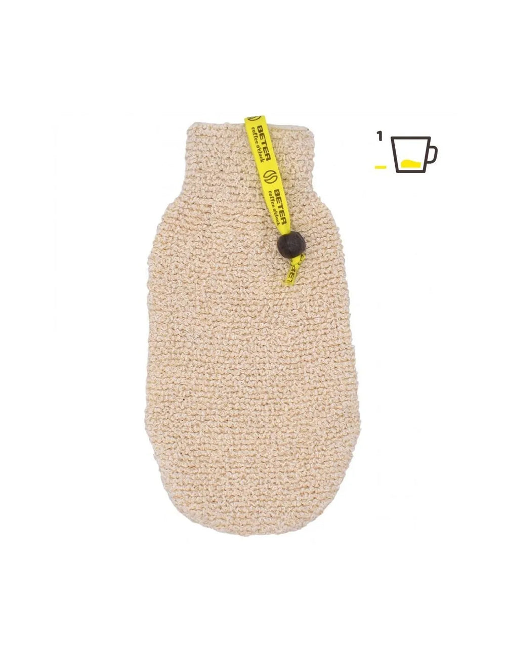 Beter Guante Masaje Coffee 22275 Unisex