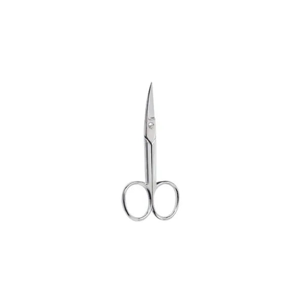 Beter Chrome Plated Curved Manicure Scissors 9cm Unisex