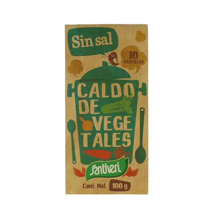 Santiveri Unsalted Vegetable Broth 10 tablets, 100 g