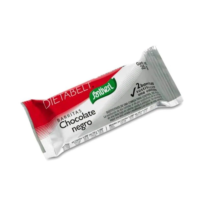 Santiveri Dietabelt Dark Chocolate Bar, 16 Units