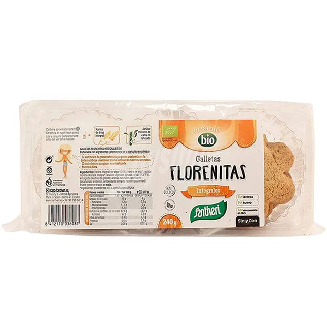 Santiveri Organic Florenitas Biscuits, 240 g