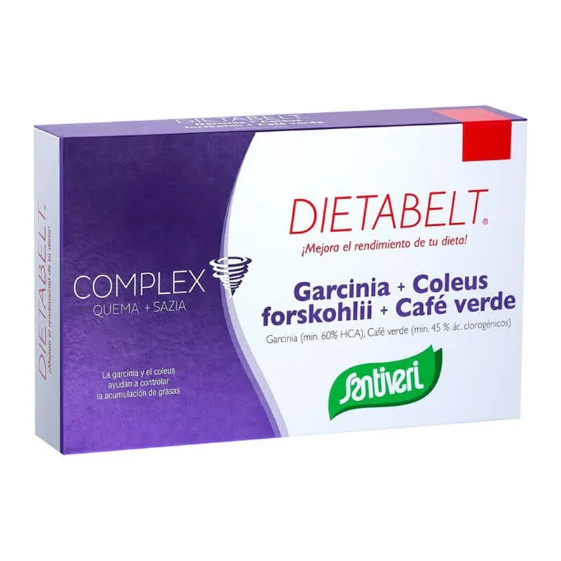 Santiveri Dietabelt Complex Garcinia + Coleus + Green Coffee, 48 tablets