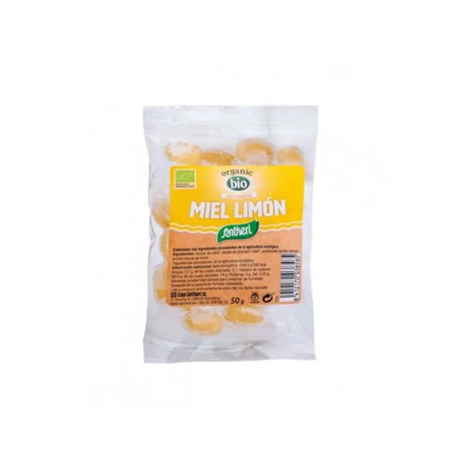 Santiveri Caramel Bio Honey And Lemon, 50 g