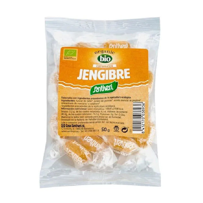 Santiveri Ginger Candy Bag, 50 g