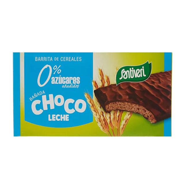 Santiveri Sugar Free Chocolate Cereal Bars, 12 Units