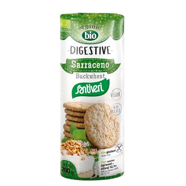 Santiveri Digestive Buckwheat Digestive Biscuits, 200 g