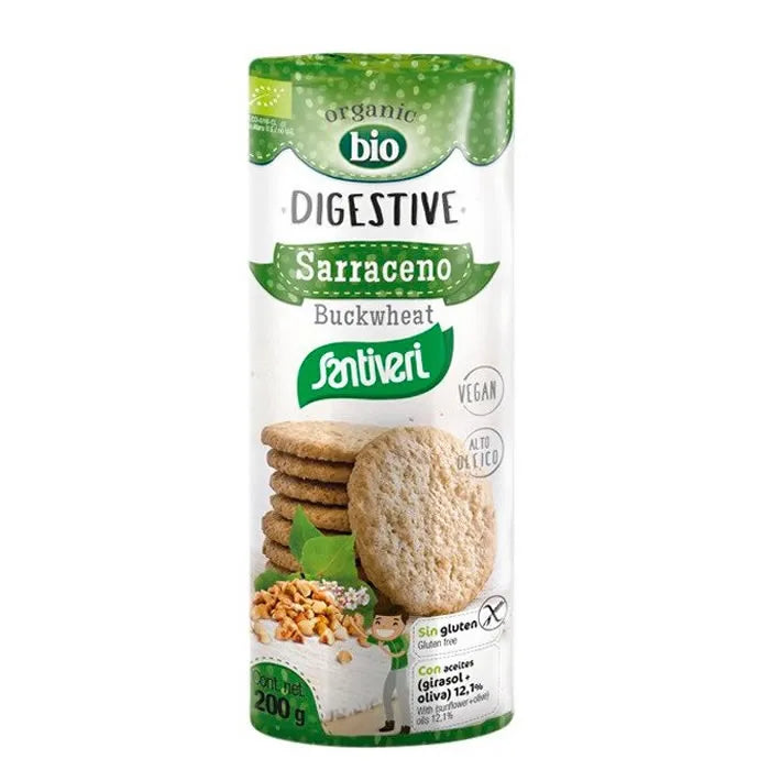 Santiveri Digestive Buckwheat Digestive Biscuits, 200 g