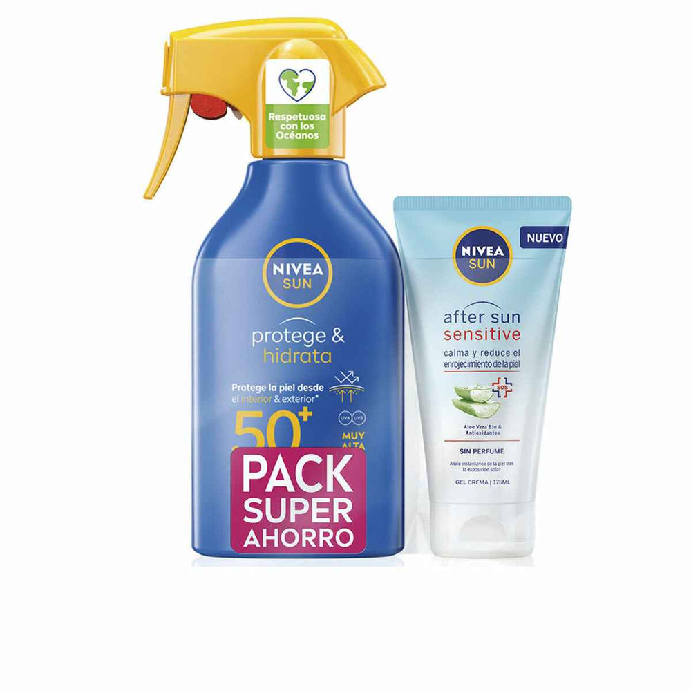Nivea Sun Protege y Hidrata Pistola Spf50 270 ml Lote 2 Piezas Unisex
