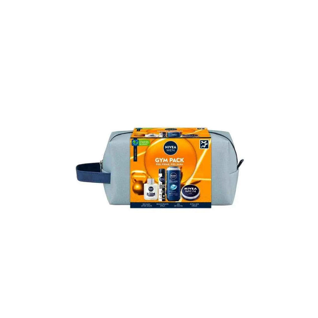 Nivea Men Gym Pack Neceser 4 Piezas- A-S Balsamo Unisex, 100 ml