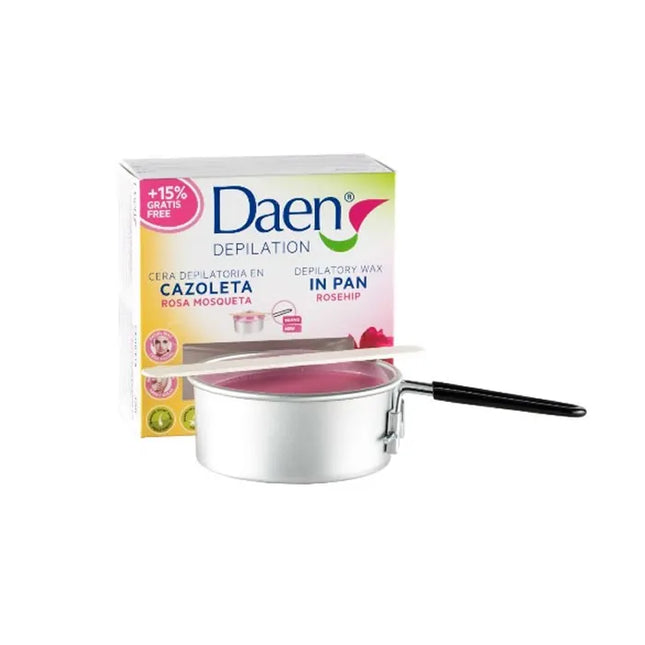 DAEN Depilation Depilatory Wax In Pan Rosehip Unisex, 90 g