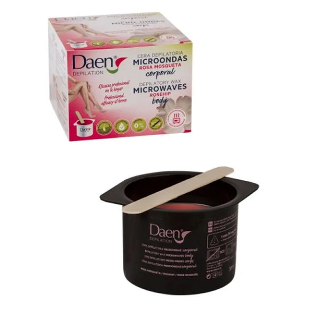DAEN Depilation Rosehip Microwave Depilatory Wax Unisex, 300 g