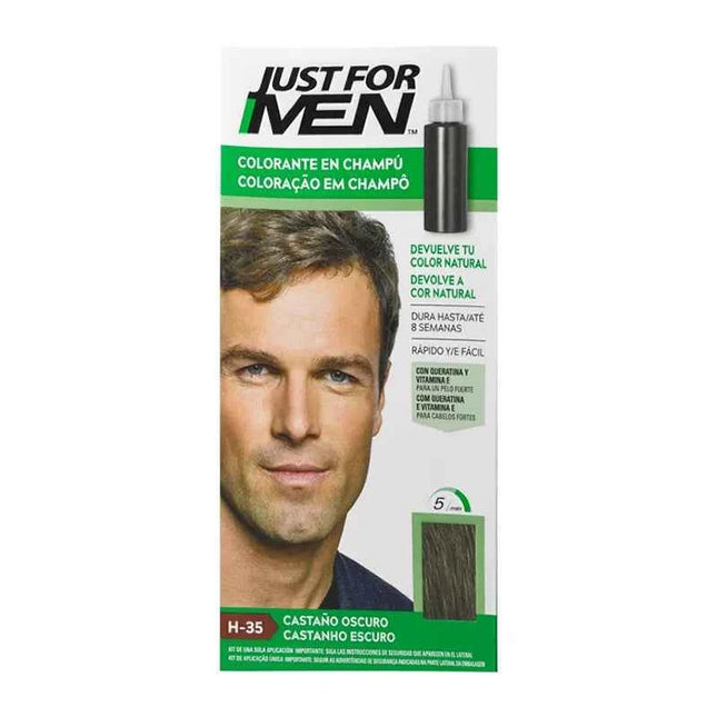 JUST FOR MEN Dark Brown Colouring – Shampoo