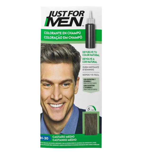 JUST FOR MEN Medium Brown – Shampoo Colour, 30 ml