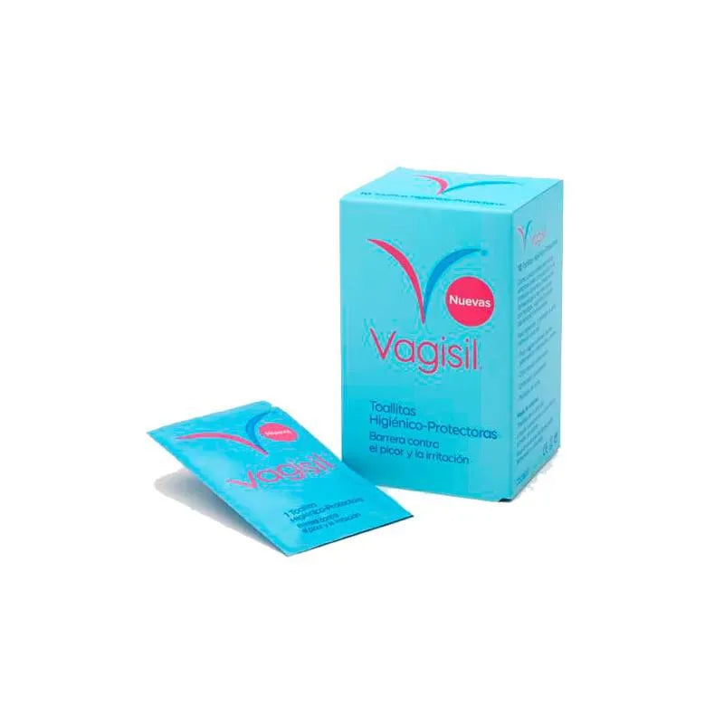 Vagisil Toallitas Higiénicas Protectoras, 12 Units