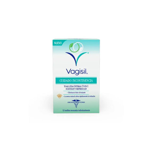 Vagisil Incontinence Care Intimate Wipes, 12 Units