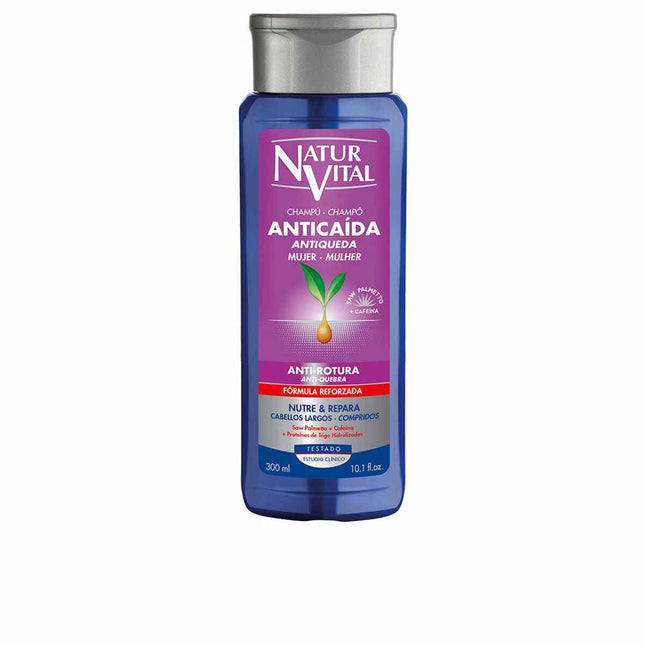 Naturvital Champu Anticaida Antirotura Unisex, 300 ml