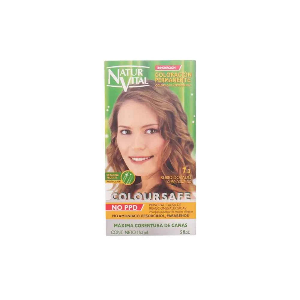 Naturaleza Y VIDA Coloursafe Permanent 7.3 Golden Blonde Unisex, 150 ml