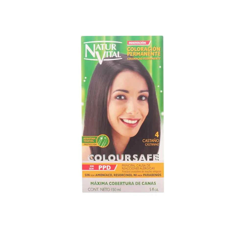 Naturaleza Y VIDA Coloursafe Permanent Color 4 Brown Unisex, 150 ml