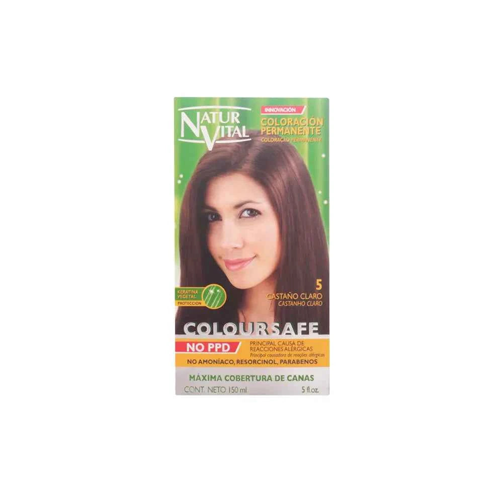 Naturaleza Y VIDA Coloursafe Permanent Color 5 Light Brown Unisex, 150 ml