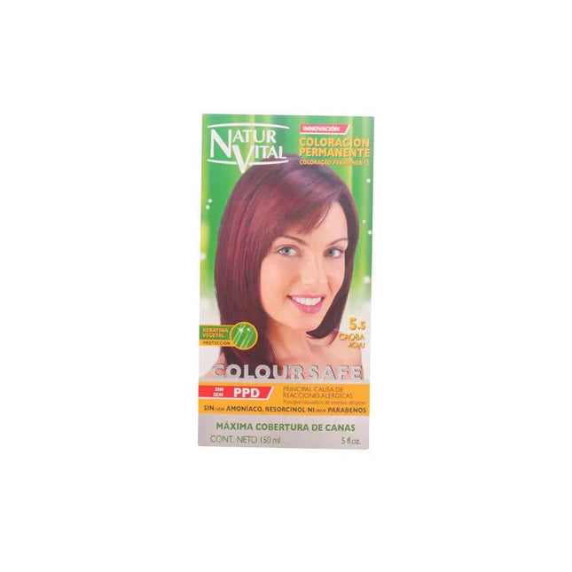 Naturaleza Y VIDA Coloursafe Permanent 5.5 Caoba Unisex, 150 ml