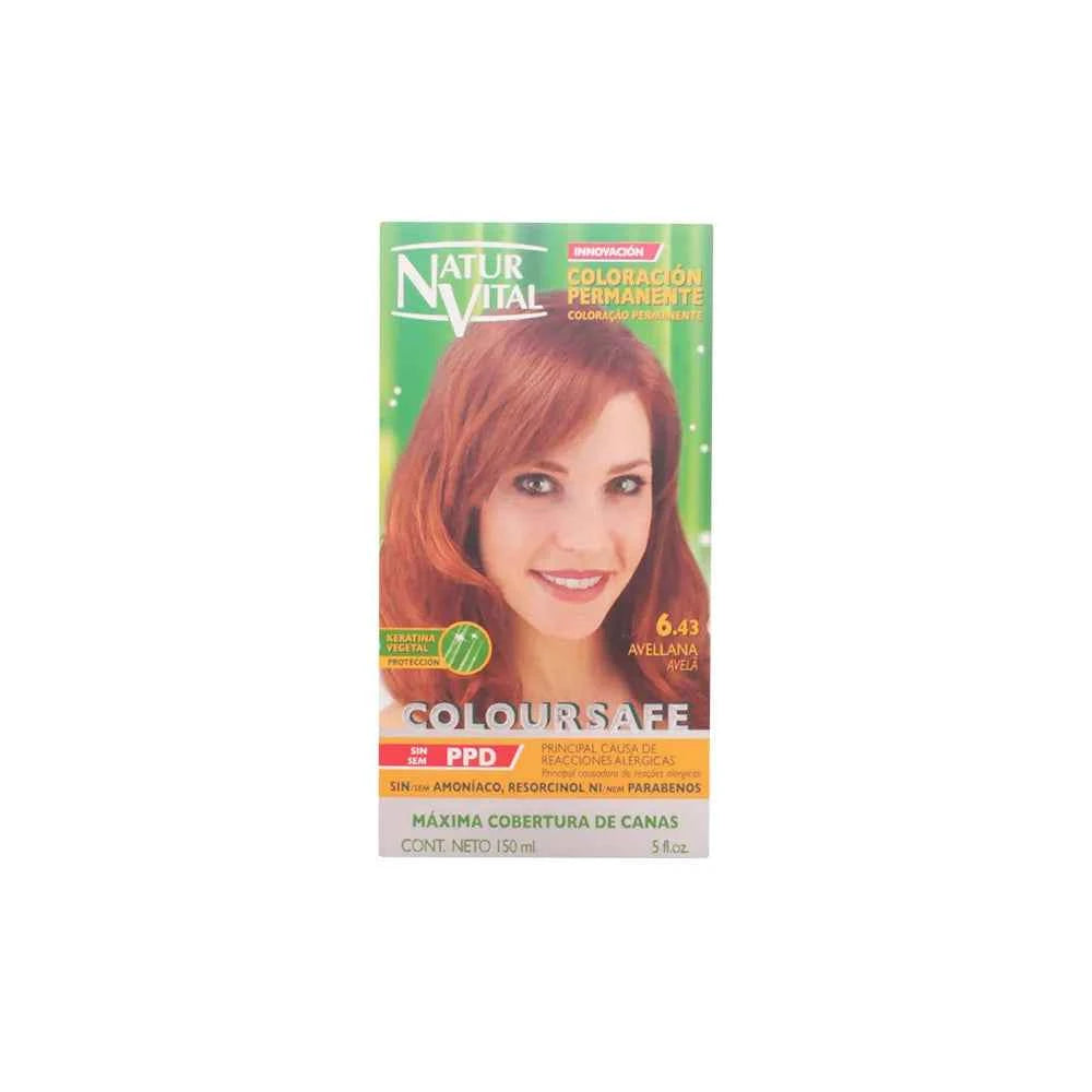 Naturaleza Y VIDA Coloursafe Permanent 6.43 Hazelnut Unisex, 150 ml