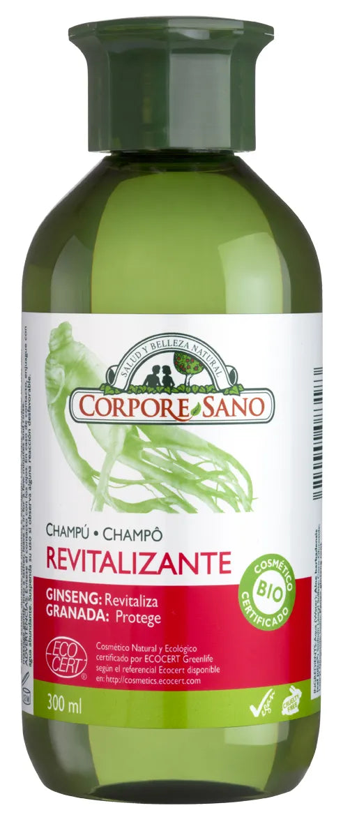 Corpore Champu Revitalizante Ginseng y Granada 300 ml Bio
