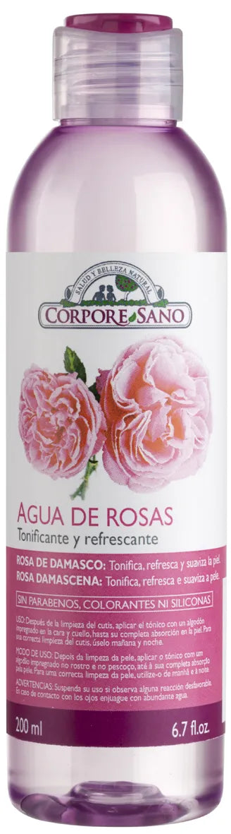 Corpore Tonico Agua Rosas, 200 ml