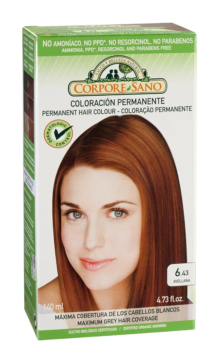 Corpore Tinte 6,43 Avellana 140 ml Bio