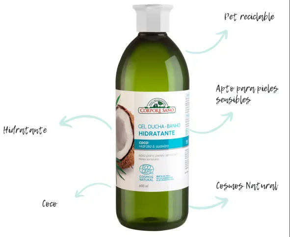 Corpore Gel De Baño Hidratante, 600 ml