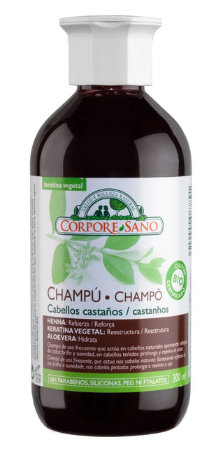 Corpore Champu Henna Cab Castaños 300 ml Bio