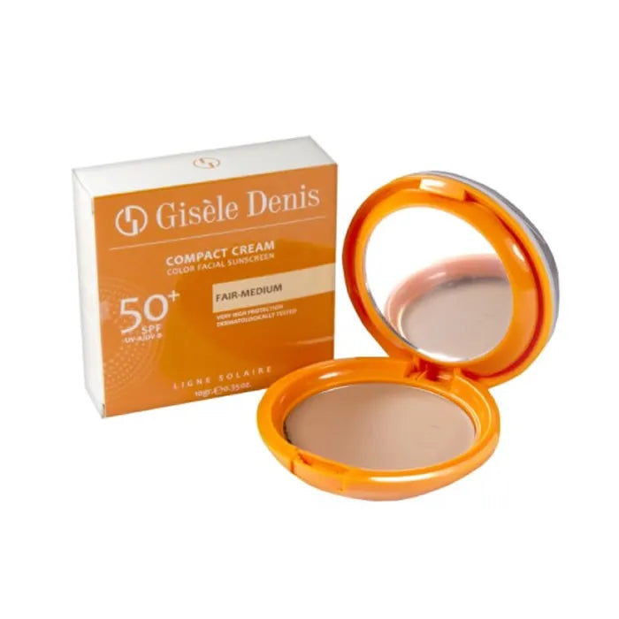 Gisèle Denis Compact Facial Sunscreen – Cream Spf50 + Fair-Medium Tone Unisex, 10 g