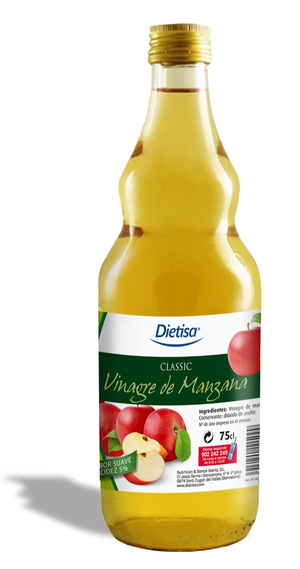 Dietisa Vinagre Manzana, 750 ml