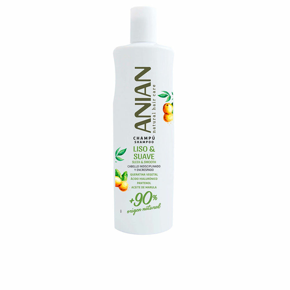 Anian Liso y Suave Champú Queratina Vegetal Unisex, 400 ml