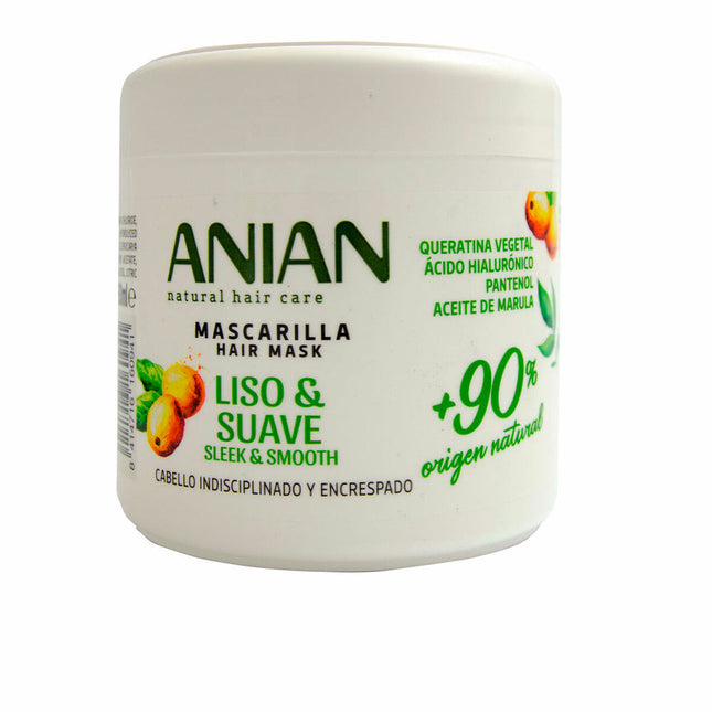 Anian Liso y Suave Mascarilla Queratina Vegetal Unisex, 350 ml