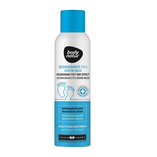 BODY Natur Feet Dry Effect – Deodorant Unisex, 150 ml