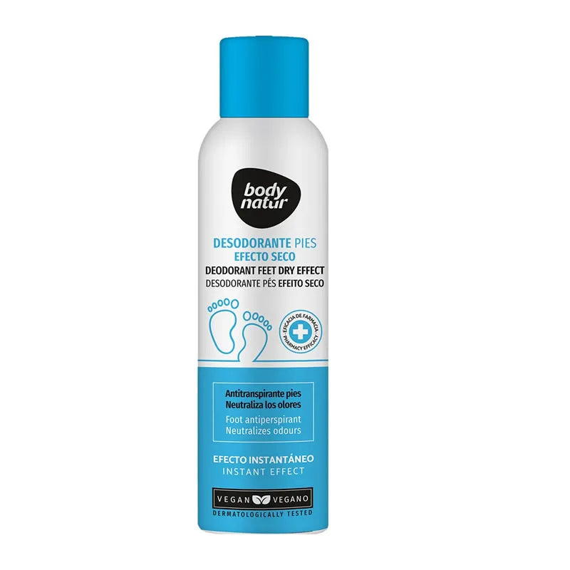 BODY Natur Feet Dry Effect – Deodorant Unisex, 150 ml