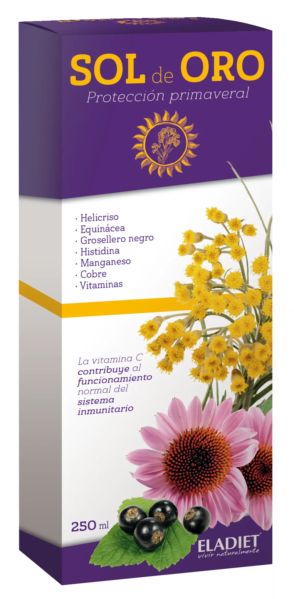 Eladiet Sol De Oro Jarabe, 250 ml