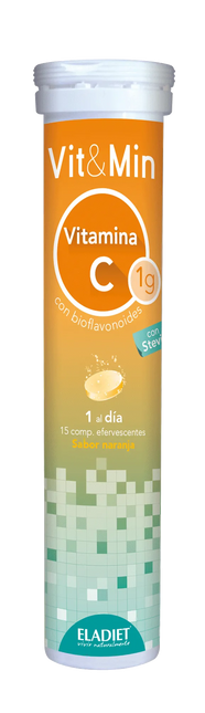 Eladiet Vit y Min Vitamina C 15 Comp Efervescentes