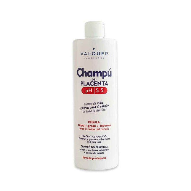 Valquer Champu Placenta Vegetal Unisex, 500 ml