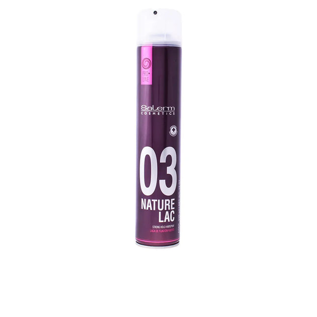 Salerm Cosmetics Nature Lac Strong Hold Hair – Spray Unisex, 650 ml