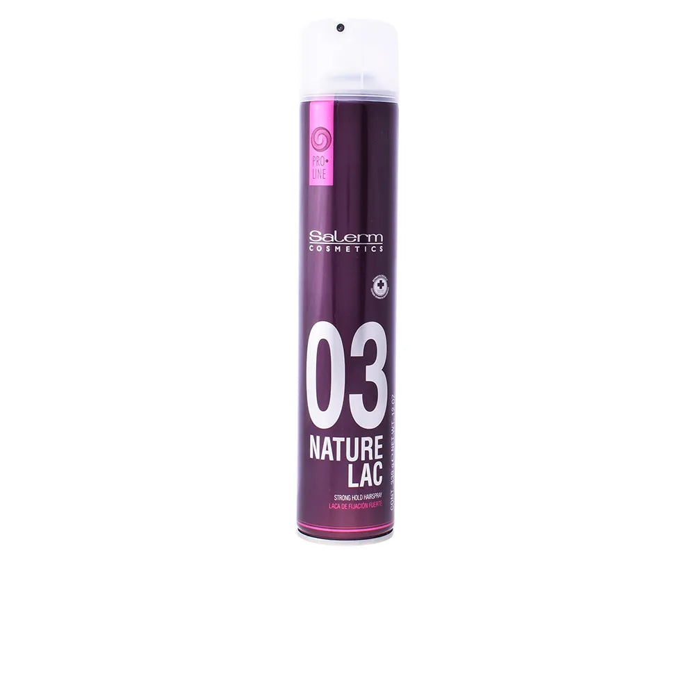 Salerm Cosmetics Nature Lac Strong Hold Hair – Spray Unisex, 650 ml